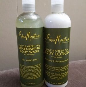 SheaMoisture Olive & Green Tea Body Wash & Lotion